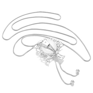 Модный кулон-медальон из нержавеющей стали с длинной цепочкой-змейкой и кисточкой, диффузор для ароматерапии, парфюмерное украшение для женщин - Product Image 5