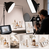 Photographie de produits e-commerce, images pour listes AMZ, conception de contenu A+, retouche photo, vidéographie, montage vidéo, service de studio B2B