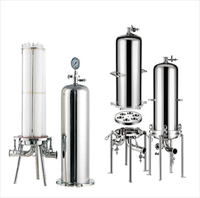 Boîtier de filtre en acier inoxydable personnalisé de qualité alimentaire/sanitaire pour lait/jus/bière/vin/boissons, filtre à sac lentique