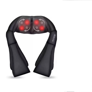 Vente en gros de coussin en forme de U pour voiture/maison, châle chauffant infrarouge pour le cou, le dos et les épaules, masseur corporel électrique Shiatsu - Product Image 2