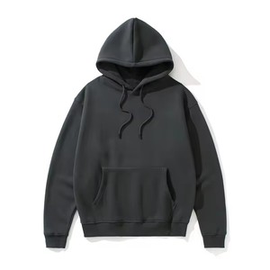Vêtements pour hommes Sweats à capuche épais avec impression bouffante Sweatshirts 100% coton Streetwear Sweat à capuche personnalisé pour hommes - Product Image 1