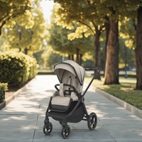 OEM ODM Poussette multifonctionnelle pliable portable pour enfant, bébé, tout-petit, chariot pour nouveau-né, ensemble de poussette de voyage 3 en 1 avec siège auto