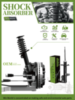 Amortiguador delantero trasero izquierdo y derecho para Toyota Passo Probox Corolla Fielder Wish 1,8 2,0 Prado Alphard