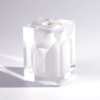 JR Hogan Bud Vase Hamptons Blanc Creative Salon Décors Haute Lumière De Luxe Vase Ménage Ornements