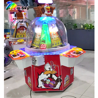 M Sky Egg Mania Machine d'arcade de jeu de capture de balles pour enfants, 3 joueurs, à monnayeur, équipement à tickets, certification CE, version anglaise