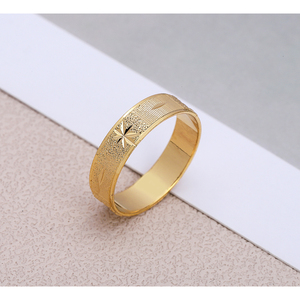 Jxx moins <span class=keywords><strong>cher</strong></span> prix bagues de fiançailles en laiton plaqué or 24 carats bagues de fiançailles mode bagues pour femmes en gros - Product Image 3