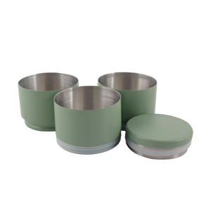 Pot de conservation alimentaire empilable en acier inoxydable, petit récipient en métal pour café, thé, sucre - Product Image 5