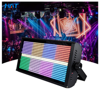 Projecteur LED matriciel HAT 8+8 Stroboscope Haute Luminosité Contrôle DMX512 Châssis en Fer Épaissi Lumière Atomique RGBW pour Discothèques, DJ, Fêtes et Événements