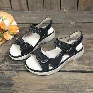 Nuevas Sandalias de Verano para Mujer, Talla Grande, Suela Gruesa, Casuales, Punta Abierta, de Una Sola Tira, Fáciles de Poner, Suaves y Cómodas - Product Image 5