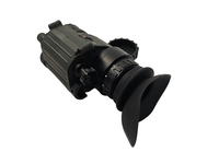 Monokuler Penglihatan Malam Inframerah PVS14 Gen3 Auto Gated IIT FOM1400-1600 1X Dapat Dipasang di Helm IP67 CE Hitam