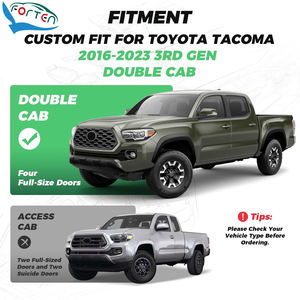 Accessoires intérieurs de voiture personnalisés 2026+ Taco Parts Housses de siège de luxe pour Toyota Tacoma 3ème génération Housses de siège de voiture en cuir Ensemble complet - Product Image 3