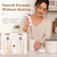 Mixeur pour bébé, mélangeur électrique portable pour lait en poudre, mousseur à lait, fouet à matcha, mélangeur de boissons, agitateur, mousseur à café, mixeur de cuisine portatif