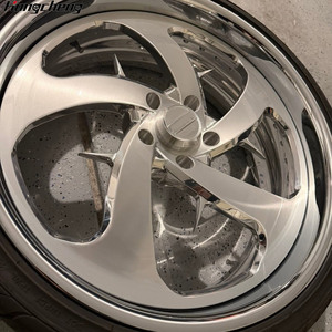 Jantes forgées en alliage d'aluminium personnalisées en deux parties, à profil profond, de 20, 22, 24, 26 et <span class=keywords><strong>28</strong></span> <span class=keywords><strong>pouces</strong></span> pour Silverado 97 - Product Image 6