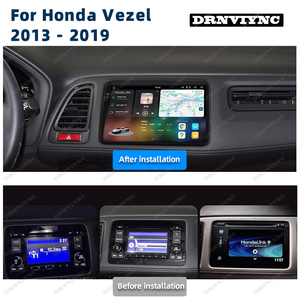 Autoradio vidéo stéréo DVD avec écran tactile de 9,5 pouces, navigation GPS Android 7870, CarPlay, pour <span class=keywords><strong>Honda</strong></span> VEZEL <span class=keywords><strong>HRV</strong></span> 2013-2019 - Product Image 2
