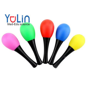 Instruments de percussion Orff pour enfants Matière plastique Les jeunes enfants aiment les secoueurs en forme d'oeuf pour l'éducation musicale - Product Image 1