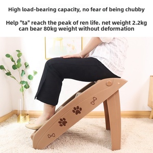<span class=keywords><strong>Escalier</strong></span> pliable <span class=keywords><strong>pour</strong></span> animaux de compagnie en ABS, léger, écologique, moderne et luxueux, à quatre marches, <span class=keywords><strong>pour</strong></span> salon, idéal <span class=keywords><strong>pour</strong></span> l'entraînement des animaux – Offre Spéciale - Product Image 4