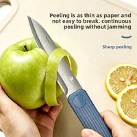 Fruitmes 30Cr13 roestvrijstalen lemmet PP handvat keukengereedschap voor thuis kamperen picknick reizen buiten groothandel