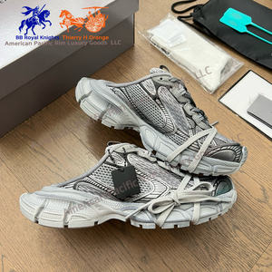 Mules de qualité supérieure 3XL en maille et polyuréthane, style baskets décontractées, chaussures de marche de créateur pour hommes et femmes - Product Image 4