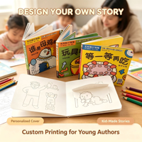 Livre cartonné interactif personnalisé pour enfants avec rabats, impression couleur pleine page, OEM, pour l'éducation précoce