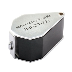 High Quality 10x21 Triplet Lenses <strong>LED</strong> Loupe Electronic Jewel <strong>Magnifier</strong> - Product Image 6