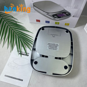 Balance de cuisine électronique en acier inoxydable Ehanking, alimentée par piles AAA, précise, légère et portable - Product Image 5