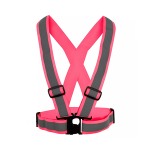 Harnais de sécurité jaune fluorescent de classe 1 ANSI pour la protection contre les chutes, ceinture de <span class=keywords><strong>gilet</strong></span> réfléchissant avec bande réfléchissante de 4 cm, logo personnalisé - Product Image 4