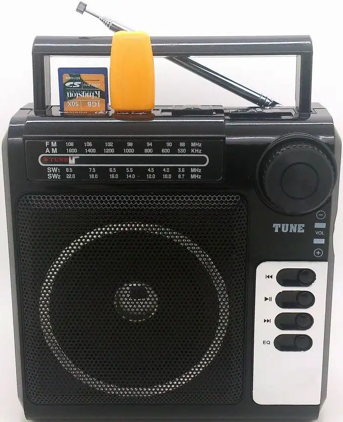 No Screen and ABS Material fm usb sd card radio