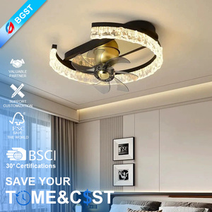 Ventilateur de Plafond Intelligent Moderne à Montage en Surface, Éclairage de Salon avec Télécommande Intelligente - Product Image 1