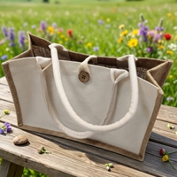Sac en jute naturel avec logo personnalisé, écologique, réutilisable, sac de shopping en bio-lin, commandes en gros, OEM, ODM, personnalisation de marque, usine