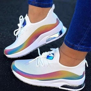 Summer <strong>women's</strong> single shoes mesh breathable casual sports shoes plus size <strong>women's</strong> shoes running sneakers for ladies <strong>trainers</strong> - Product Image 2