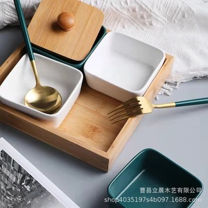 Modern Minimalist Bamboo Serving <b>Tray</b> For <b>Tea</b> Coffee Fruit Snacks Hotel Dining Use - Product Image 4