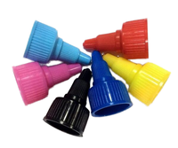 20mm 24mm 28mm Rond En Plastique Vis Flip Top Spout Cap pour Non-Spill Buse Bouteille PP Matériel pour Emballage Chimique