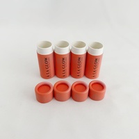 Caja de Embalaje de Cartón de Alta Calidad Hecha a Mano, 100% Biodegradable y Ecológica, Reciclable, con Diseño Personalizado para Bálsamo Labial