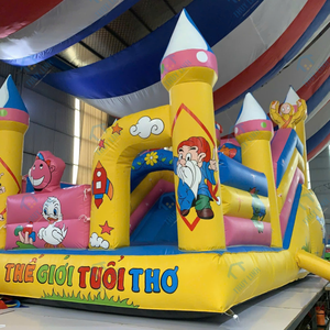 Material de PVC, Fácil de Instalar, Ideal para Parques de Diversiones y Eventos, Castillo Inflable con Forma de Pato, 3m x 5m, Aplicación de Juegos de Vietnam - Product Image 3
