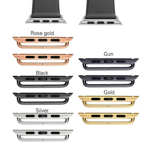 苹果表带表带连接器的不锈钢手表适配器带扣，适用于iWatch 6 5 4 <span class=keywords><strong>3</strong></span> <span class=keywords><strong>2</strong></span> 1带 - Product Image 4