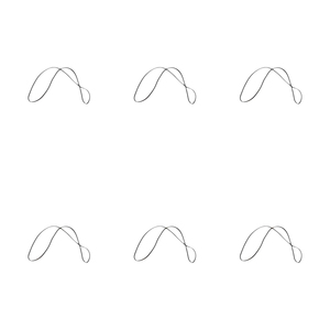 Courroie de distribution pour imprimante Epson L3156 L3101 L3109 L3100 L3160 L3167 L3152 L3116 L3117 L3153 L3108 L3151 L3169 L3111 L3115 (lot de 6) - Product Image 1