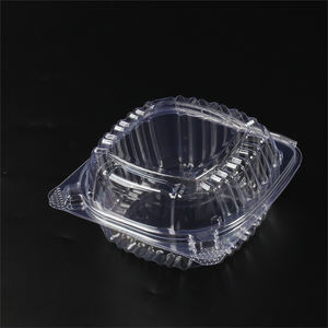 Tek kullanımlık temizle 1 bölme OPS tasfiye tepsisi salatalar tatlılar ve Fast <span class=keywords><strong>Food</strong></span> için çevre dostu gıda sınıfı plastik saklama kutusu - Product Image 2