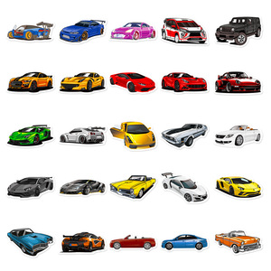 50 pz Supercar auto da corsa adesivi Graffiti per moto moto decorazioni auto impermeabili modificate <span class=keywords><strong>JDM</strong></span> Sticker - Product Image 3