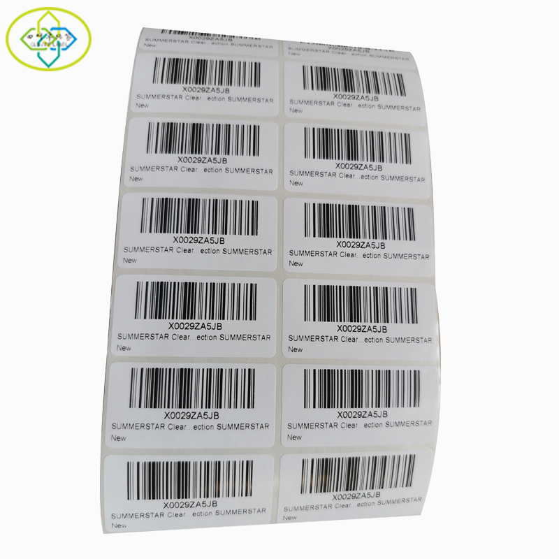 Aangepaste Fba Etikettering 50X25Mm Voor Fnsku Label Barcode Sticker Product Verpakking