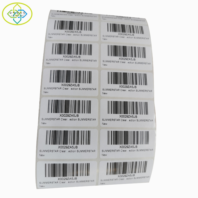 Custom FBA Labeling 50x25mm for FNSKU Label Barcode Sticker Product Packaging