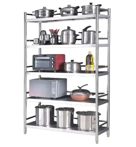 Estantería de acero inoxidable de 3 niveles de grado comercial con certificación NSF, estantería de cocina resistente de 36x18x60 pulgadas para restaurantes, doble nivel - Product Image 2
