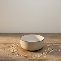 Ensemble de vaisselle en céramique blanche de luxe 4 pièces |   Assiettes et tasses durables à motifs mouchetés |   Plat de cuisson compatible four, lave-vaisselle et micro-ondes