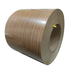 Chapa de Acero para Pisos con Diseño de Madera Impreso en Bobina PPGI, Recubierta de Acero Galvanizado Laminado en Frío de Alta Resistencia - Product Image 1