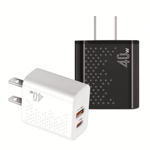 Best Quality QC4.0 PD 20W Power Charger Super Fast Wall <b>Adapter</b> 40W <b>USB</b> A+<b>C</b> Travel Charger for Phone EU US <b>Plugs</b> - Product Image 1