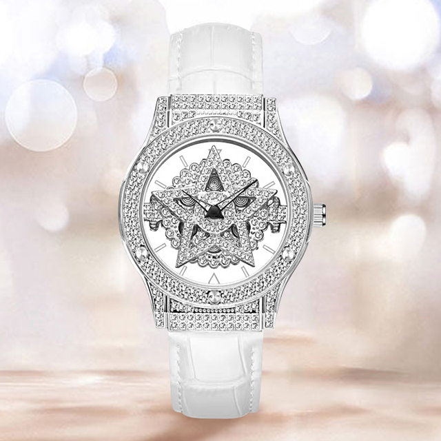 2023 Womens Watch Quartz Rhinestone Waterproof Quartz Watch Women Hot Selling Watch Fashion
