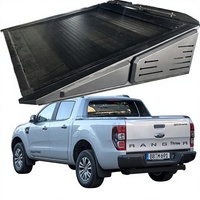 Compatible avec OLIVER D-MAX 59FT, couvre-caisse arrière incliné avec volet roulant à commande informatique