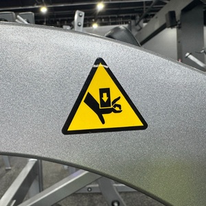 Adesivo personalizzato 3M martello forza marchio etichette attrezzature per il Fitness serigrafia Logo personalizzato adesivi in PVC opaco - Product Image 3