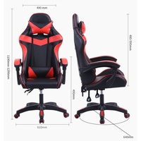 Nouvelle chaise de gaming PC convertible en cuir PU à dossier haut, prix bas, pour joueurs exigeants
