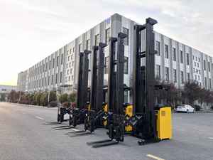 Chariot élévateur à double ciseaux électrique 1-2 tonnes, hauteur de levage 8-12m, chariot élévateur VNA CE avec caméra de fourche, chariots élévateurs portables - Product Image 6