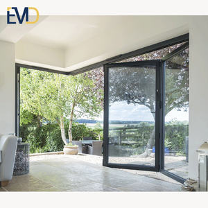 Fabricante de Perfiles de Puertas Plegables de Aluminio Insonorizadas para Balcón, Diseño Moderno para Villas - Product Image 3